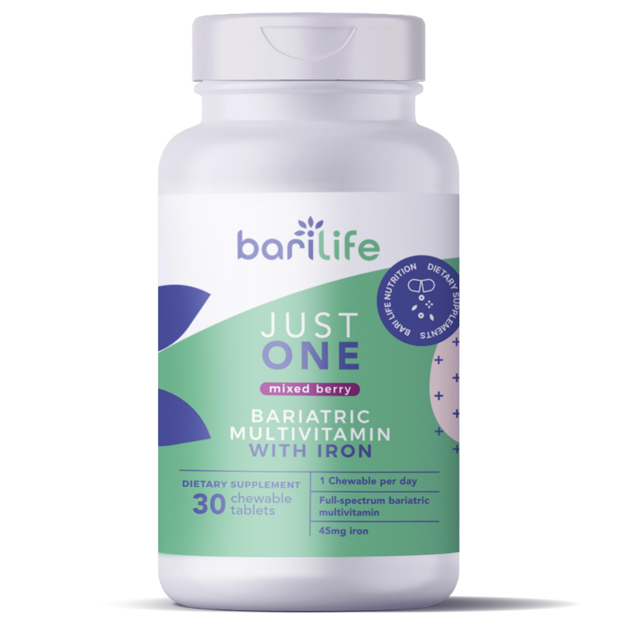 Bari Life Chewable Multivitamin 90ct front view with packaging