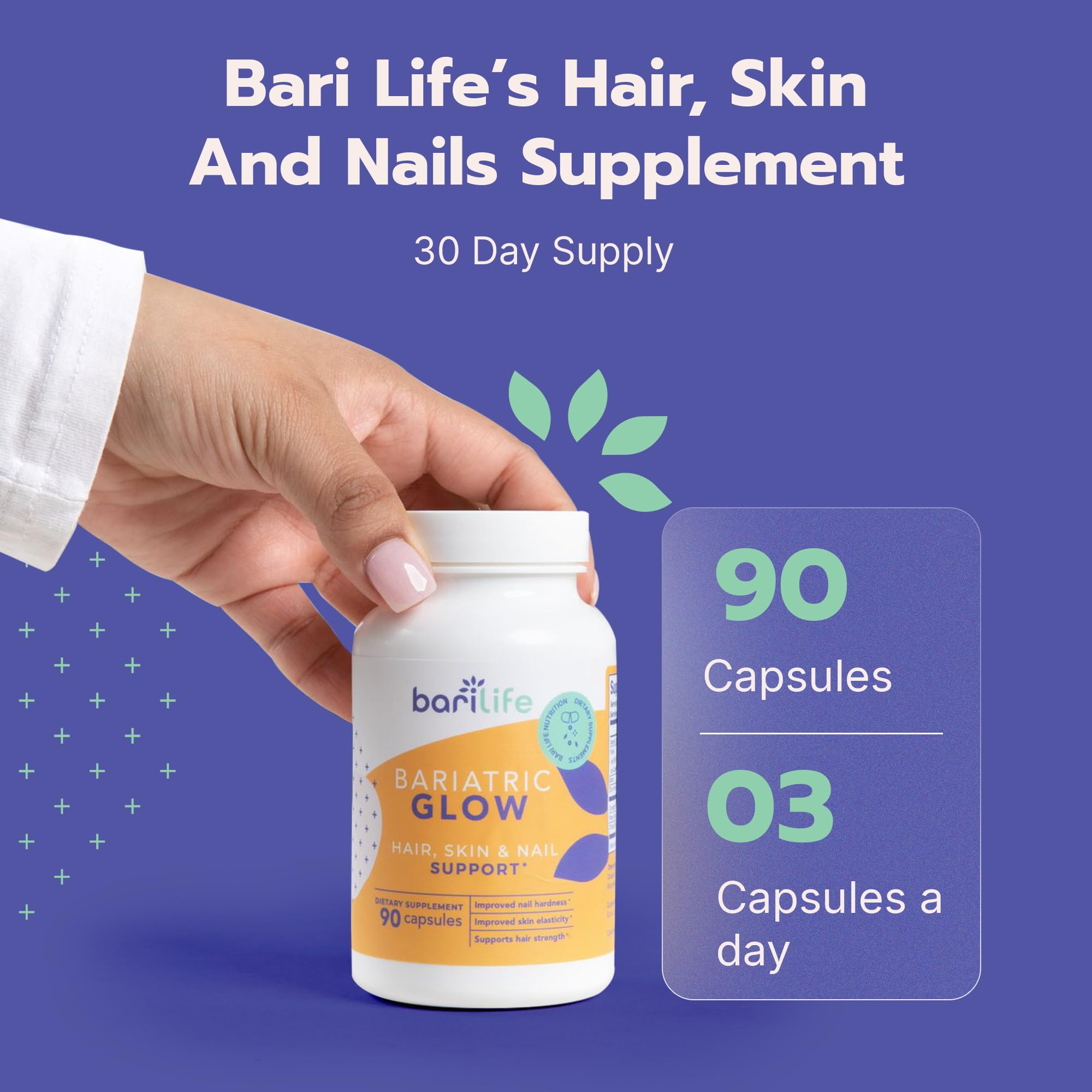 Bari Life Hair Growth Support Capsules close-up