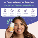 Bari Life Hair Growth Support Capsules displayed with lifestyle items