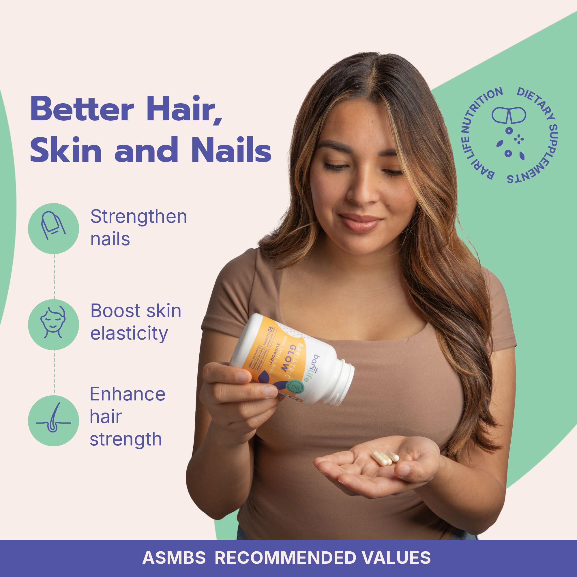 Bari Life Hair Growth Support Capsules packaging