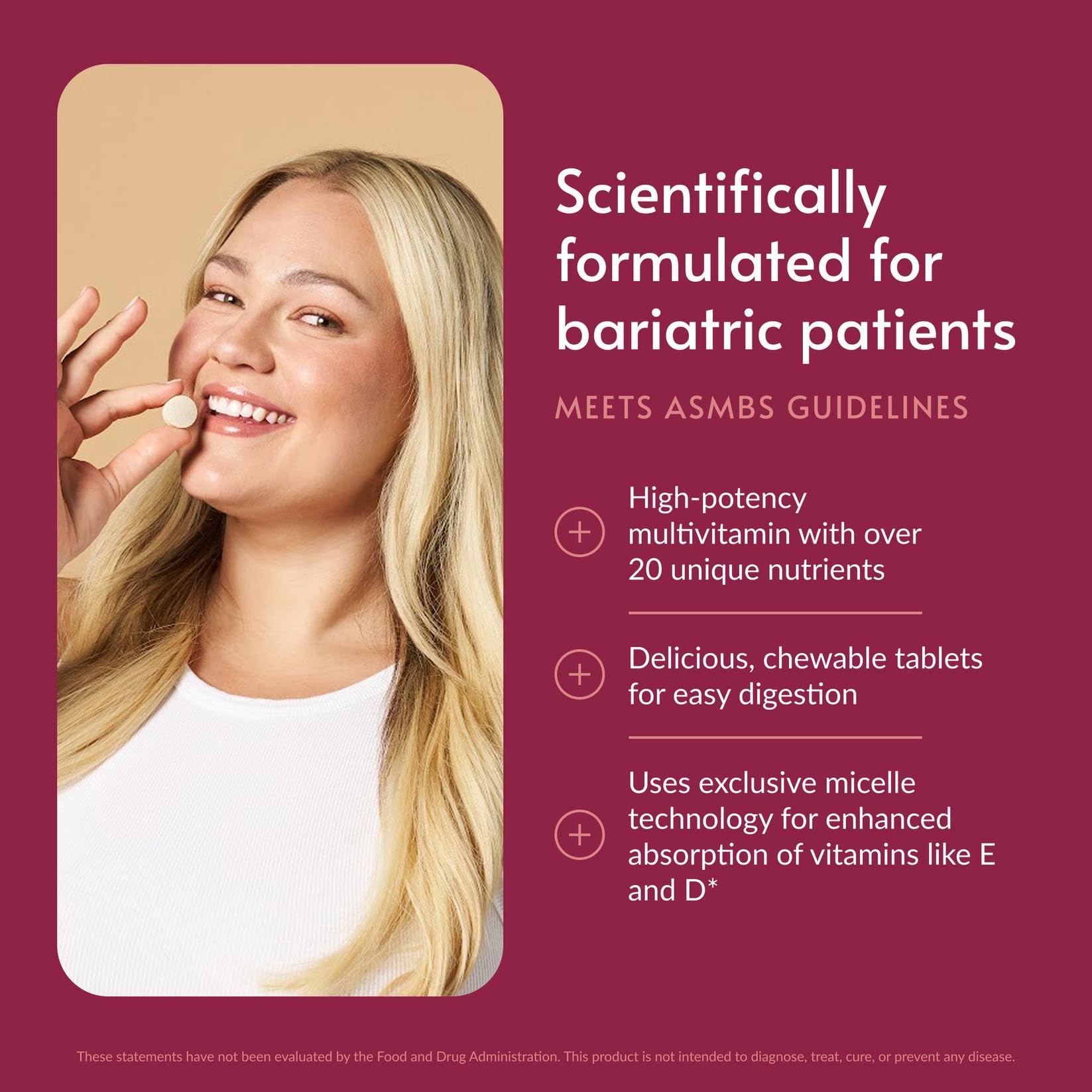 Bariatric Advantage Advanced Chewable Multivitamin packaging