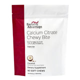 Bariatric Advantage Calcium Citrate Chewy Bites front view packaging