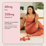 Bariatric Advantage Iron Chewable Tablets close-up of chewable tablet