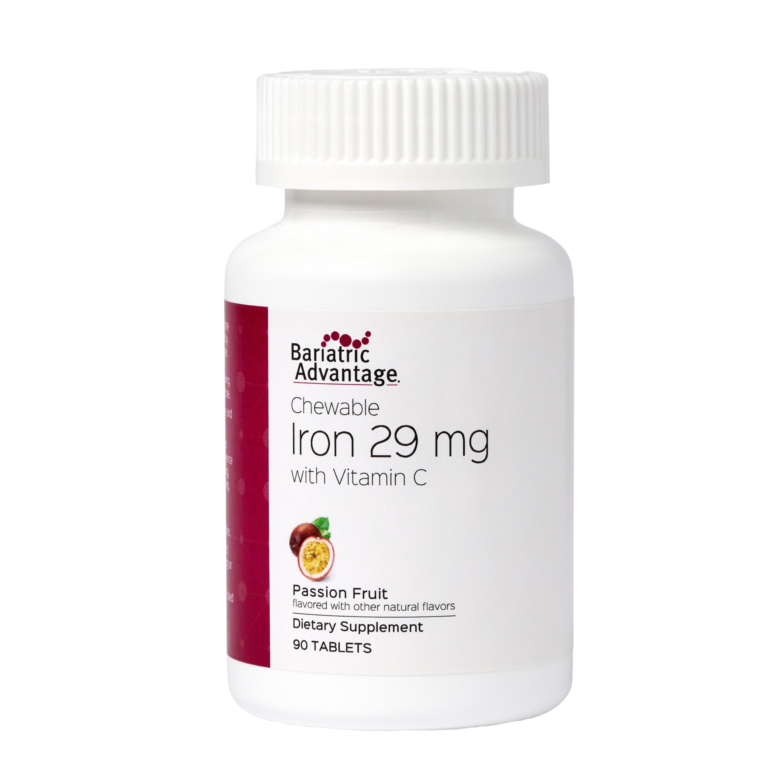 Bariatric Advantage Iron Chewable Tablets front view packaging