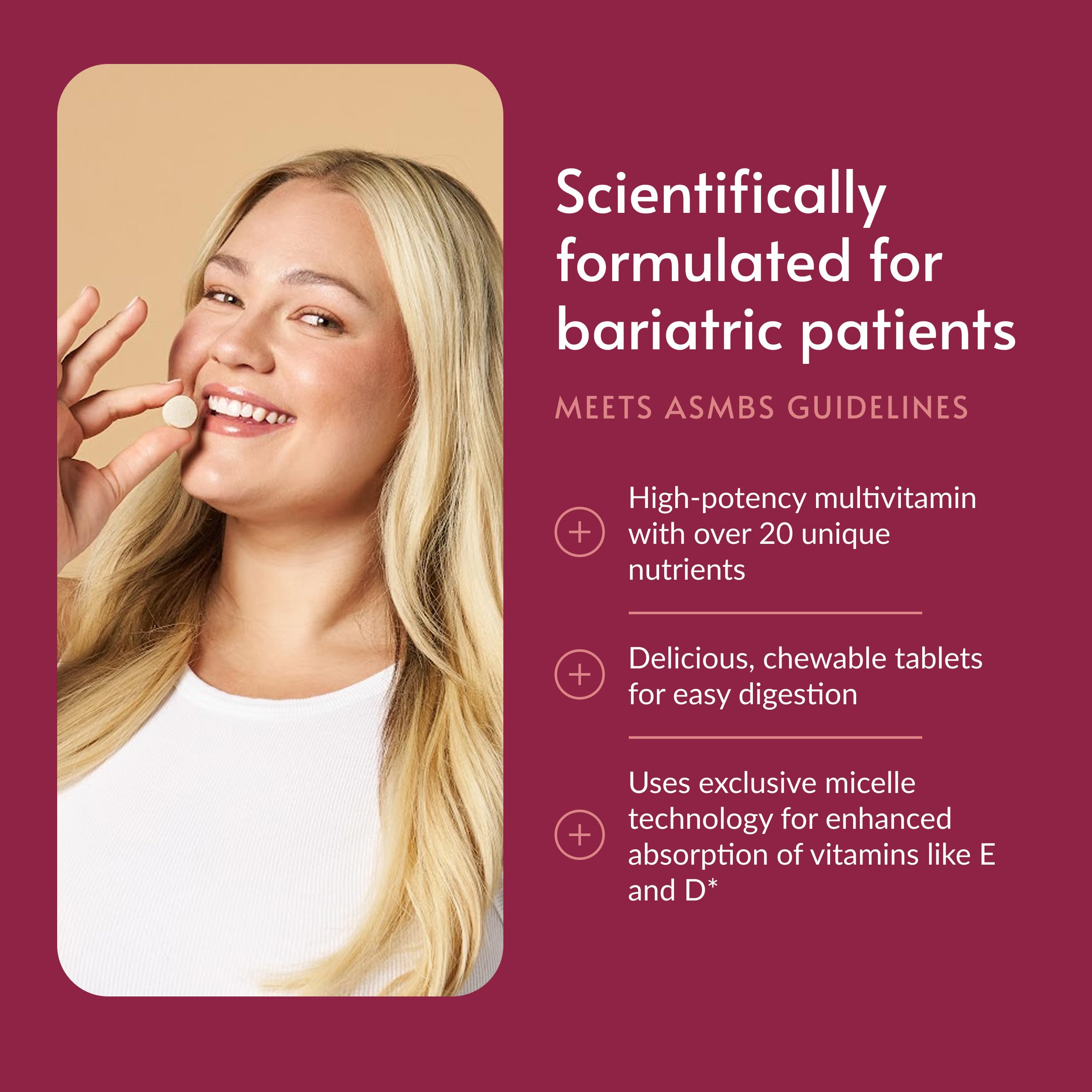 Bariatric Advantage Multivitamin with Iron capsule close-up