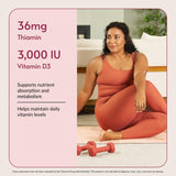 Bariatric Advantage Multivitamin with Iron capsule in hand