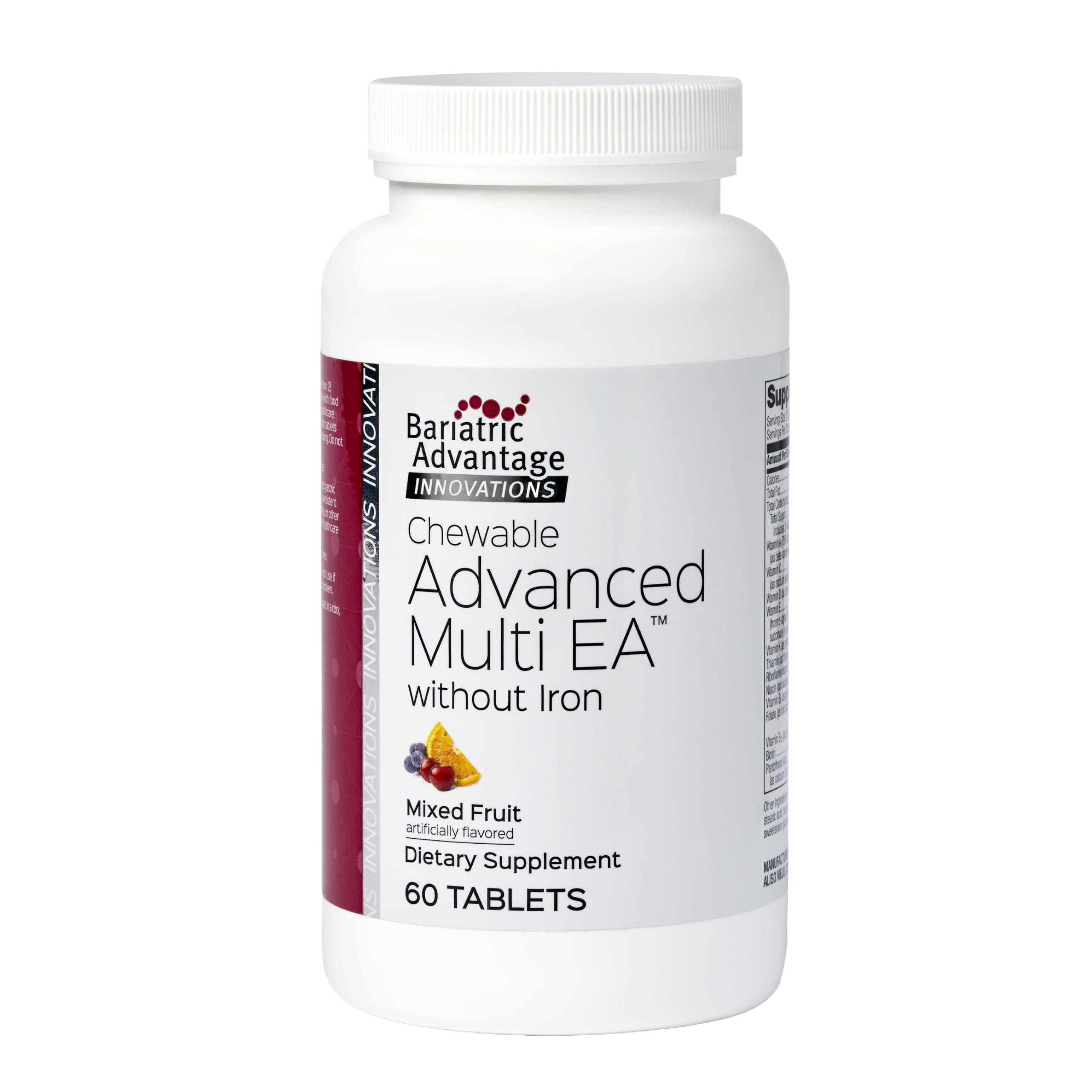 Bariatric Advantage Multivitamin with Iron front view of packaging