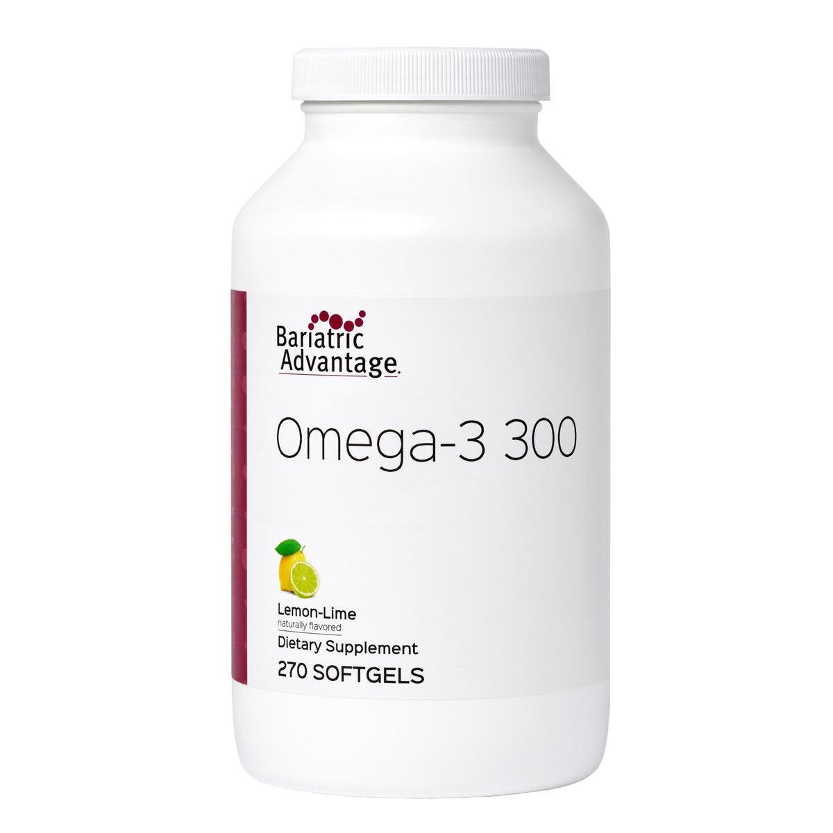 Bariatric Advantage Omega-3 300 Fish Oil Softgels front view