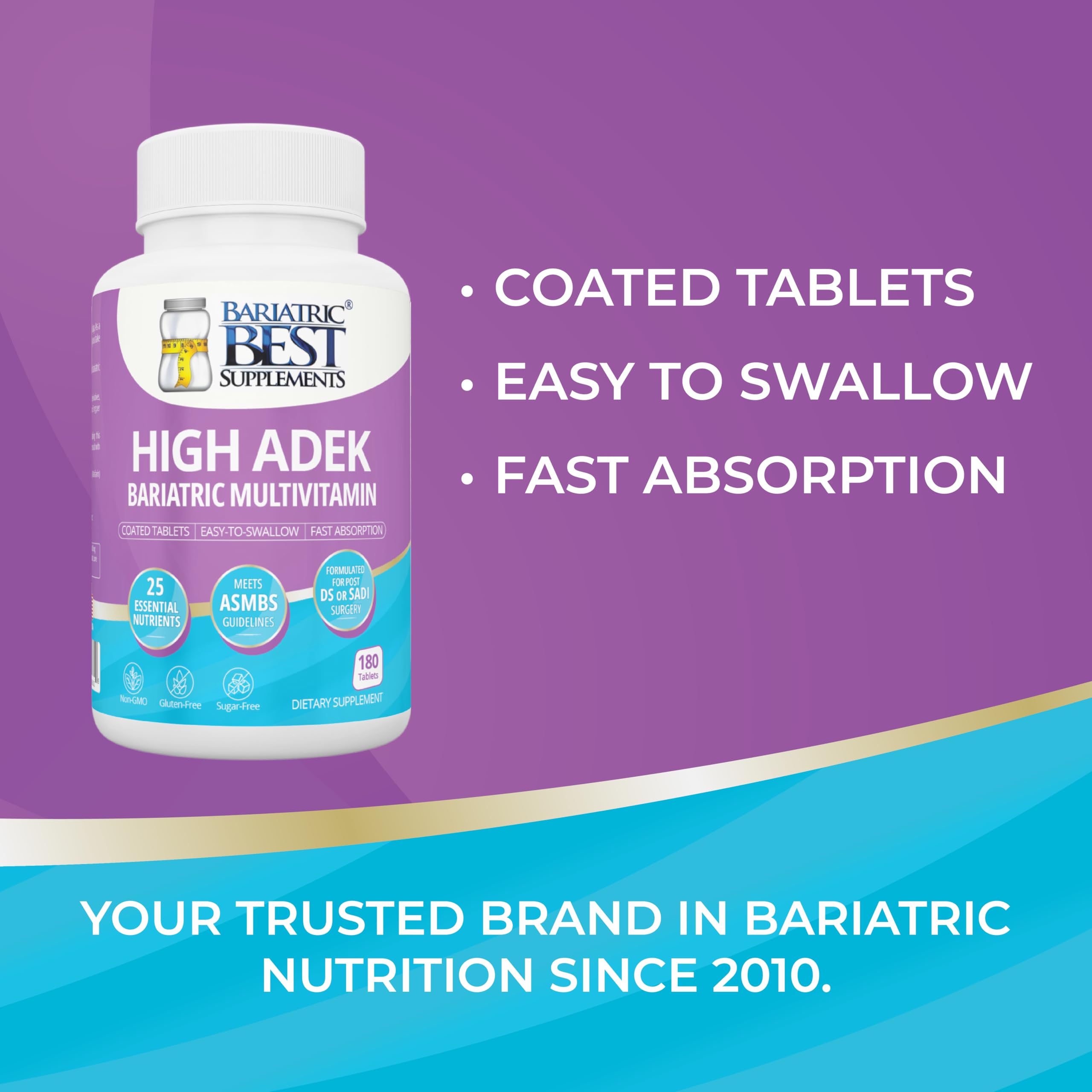 Bariatric Best High ADEK Multivitamin packaging details