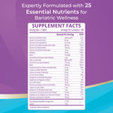Bariatric Best High ADEK Multivitamin with ingredients list