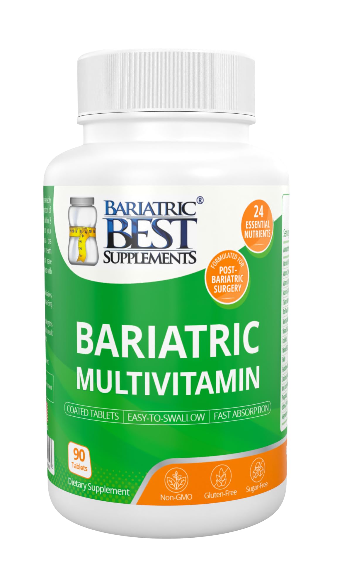 Bariatric Best Supplements Multivitamin Tablets front view