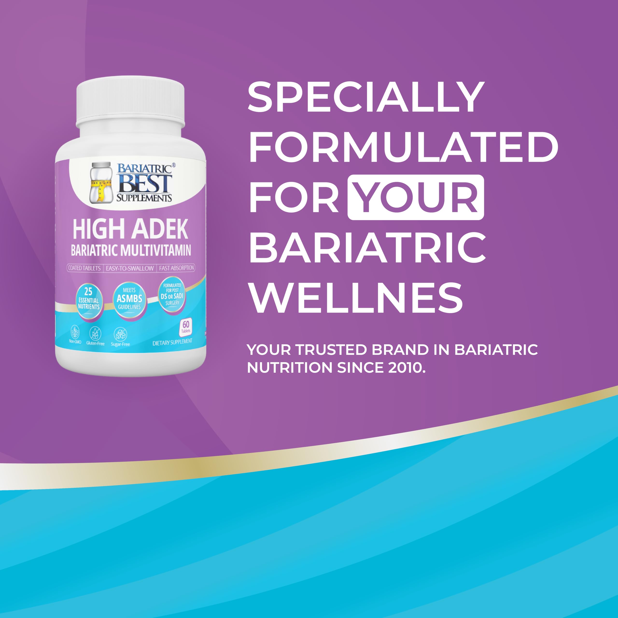 Bariatric Best Supplements Multivitamins with measuring spoon