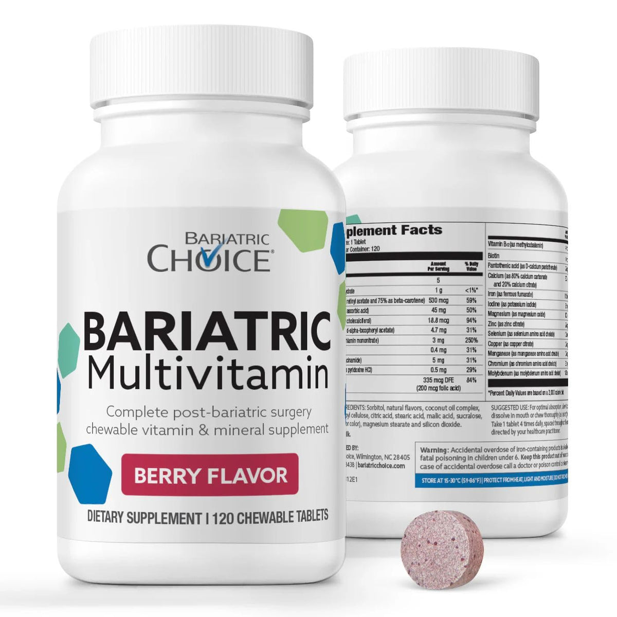 Bariatric Choice Multivitamin front view packaging