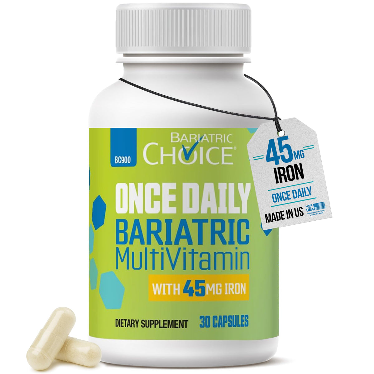 Bariatric Choice Once Daily Multivitamin Capsule front view