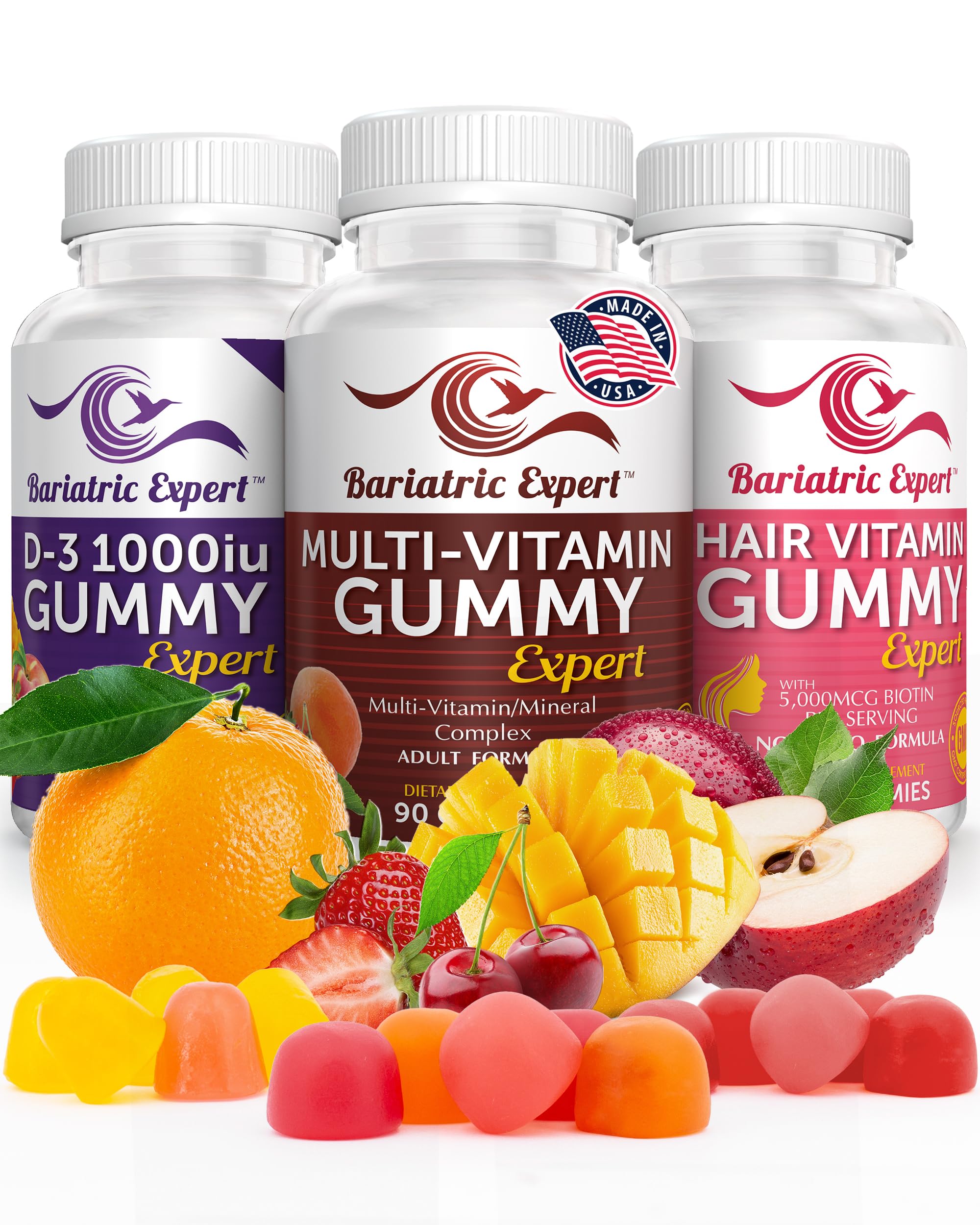 Bariatric Food Expert Gummy Multivitamin 90 chews front view