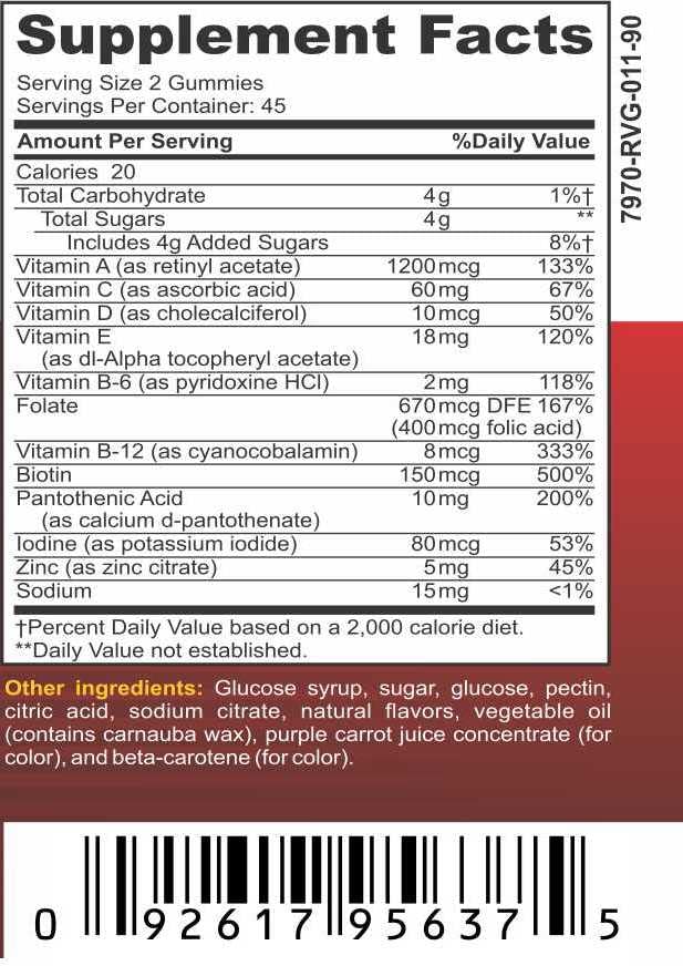 Bariatric Food Expert Multivitamin Gummies close-up
