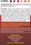 Bariatric Food Expert Multivitamin Gummies on a wooden table
