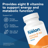 Bariatric Fusion B-Complex Vitamin bottle side view
