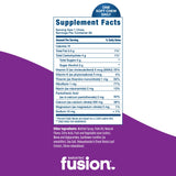 Bariatric Fusion Calcium Citrate Chewables nutritional information label