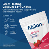 Bariatric Fusion Calcium Citrate Chews strawberry flavour soft chews