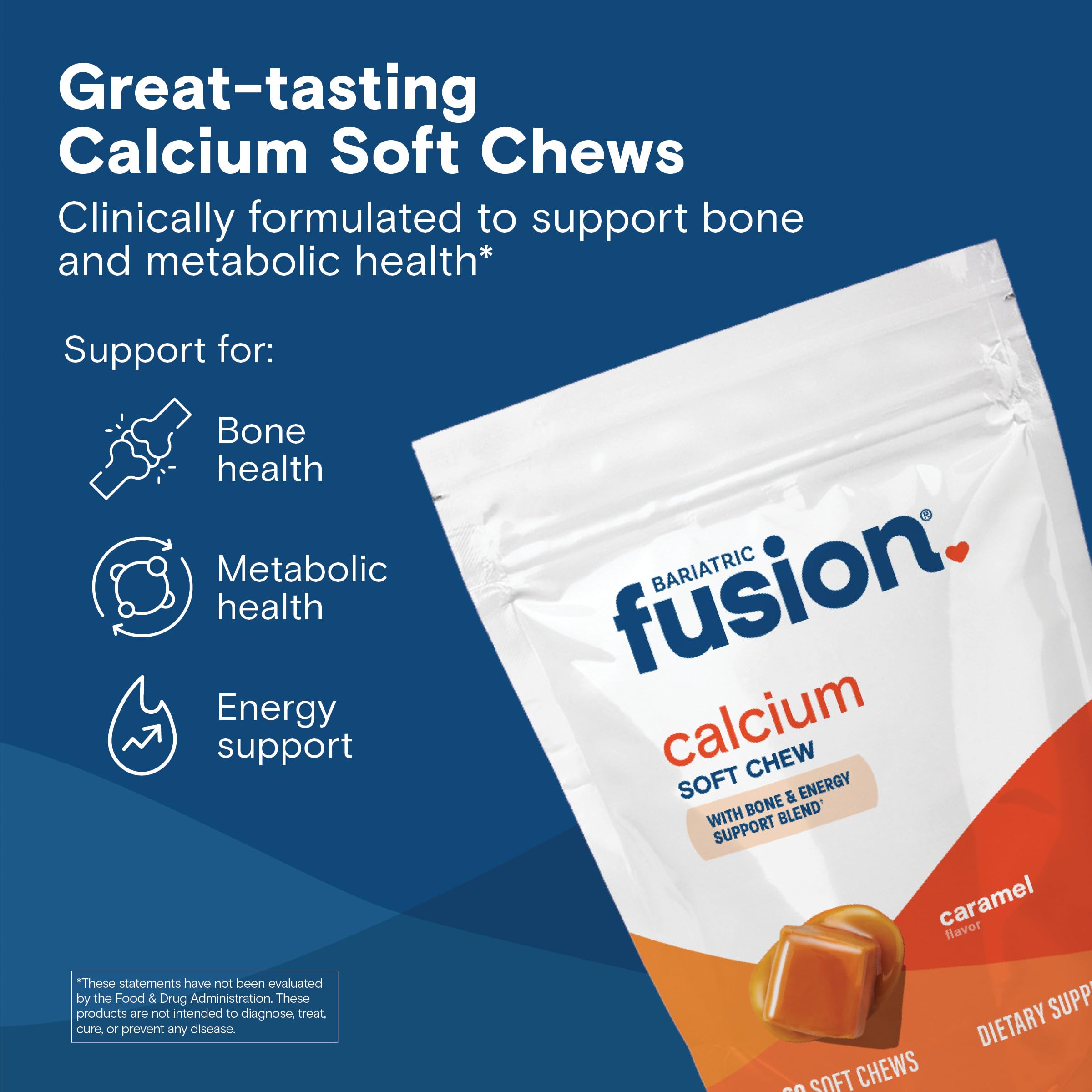 Bariatric Fusion Calcium Citrate Soft Chews 500mg packaging