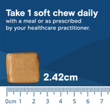 Bariatric Fusion Calcium Citrate Soft Chews 500mg with a measuring spoon