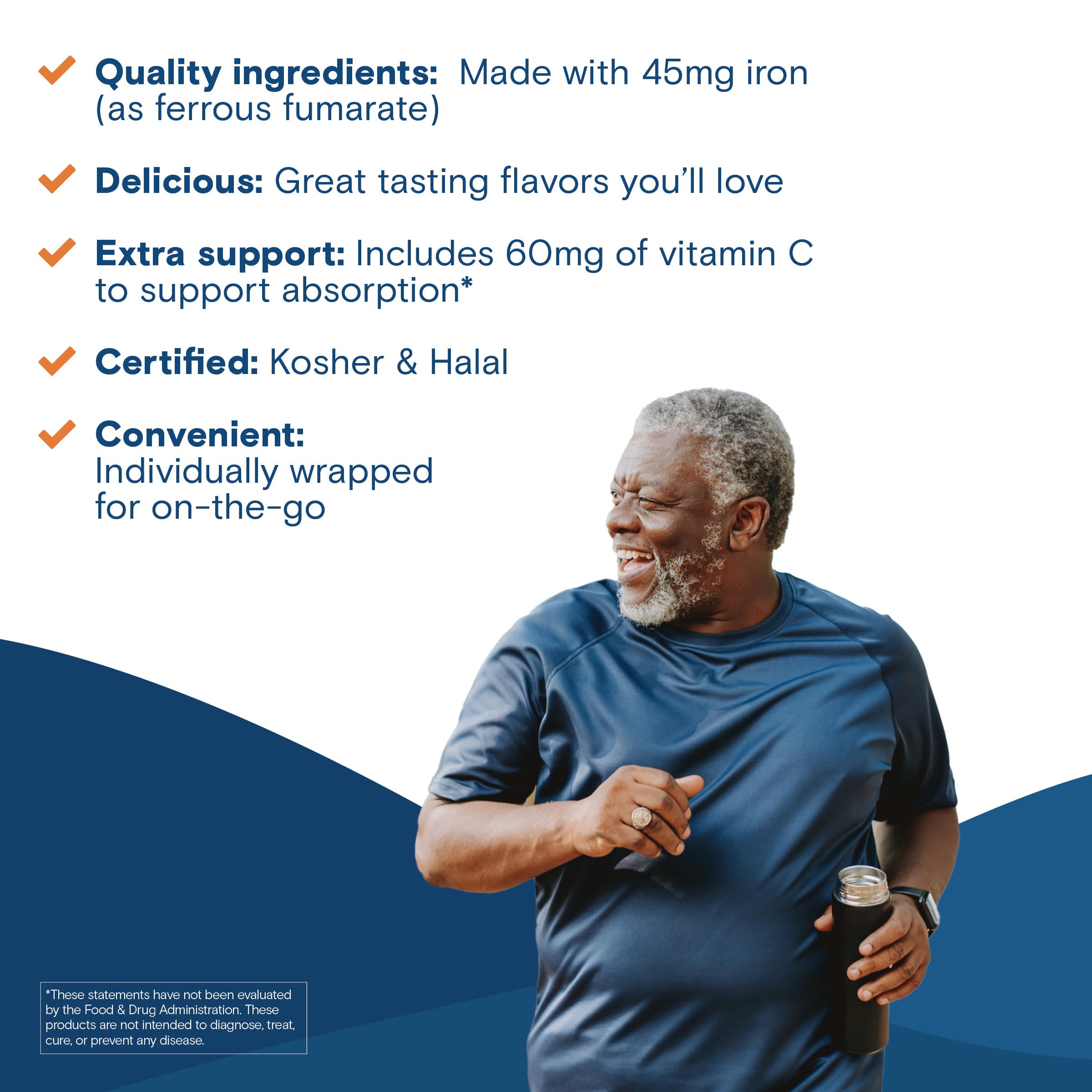 Bariatric Fusion Cherry Iron Supplement nutrition facts