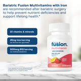 Bariatric Fusion Chewable Multivitamin with Iron 45mg nutritional information