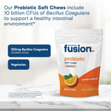 Bariatric Fusion Chewable Probiotic Soft Chews open bag