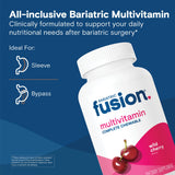 Bariatric Fusion Complete Chewable Multivitamin 120 Tablets bottle side view
