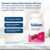 Bariatric Fusion Complete Chewable Multivitamin 120 Tablets on a kitchen counter