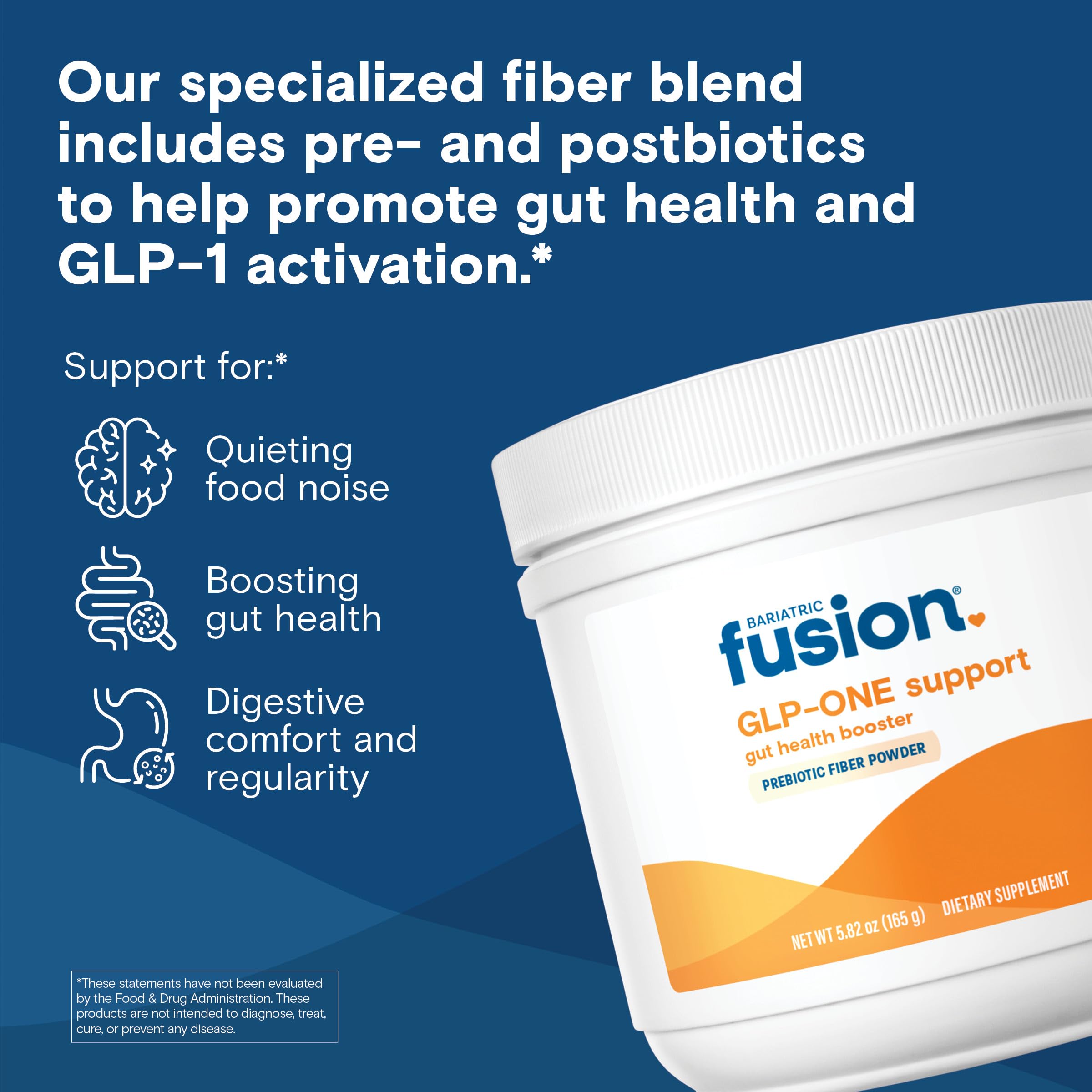 Bariatric Fusion Fiber Mix packaging with nutritional information
