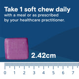 Bariatric Fusion Grape Iron Chewable Supplement close-up