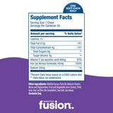Bariatric Fusion Grape Iron Chewable Supplement nutritional information