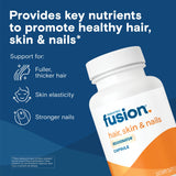 Bariatric Fusion Hair, Skin & Nails Vitamins bottle with label