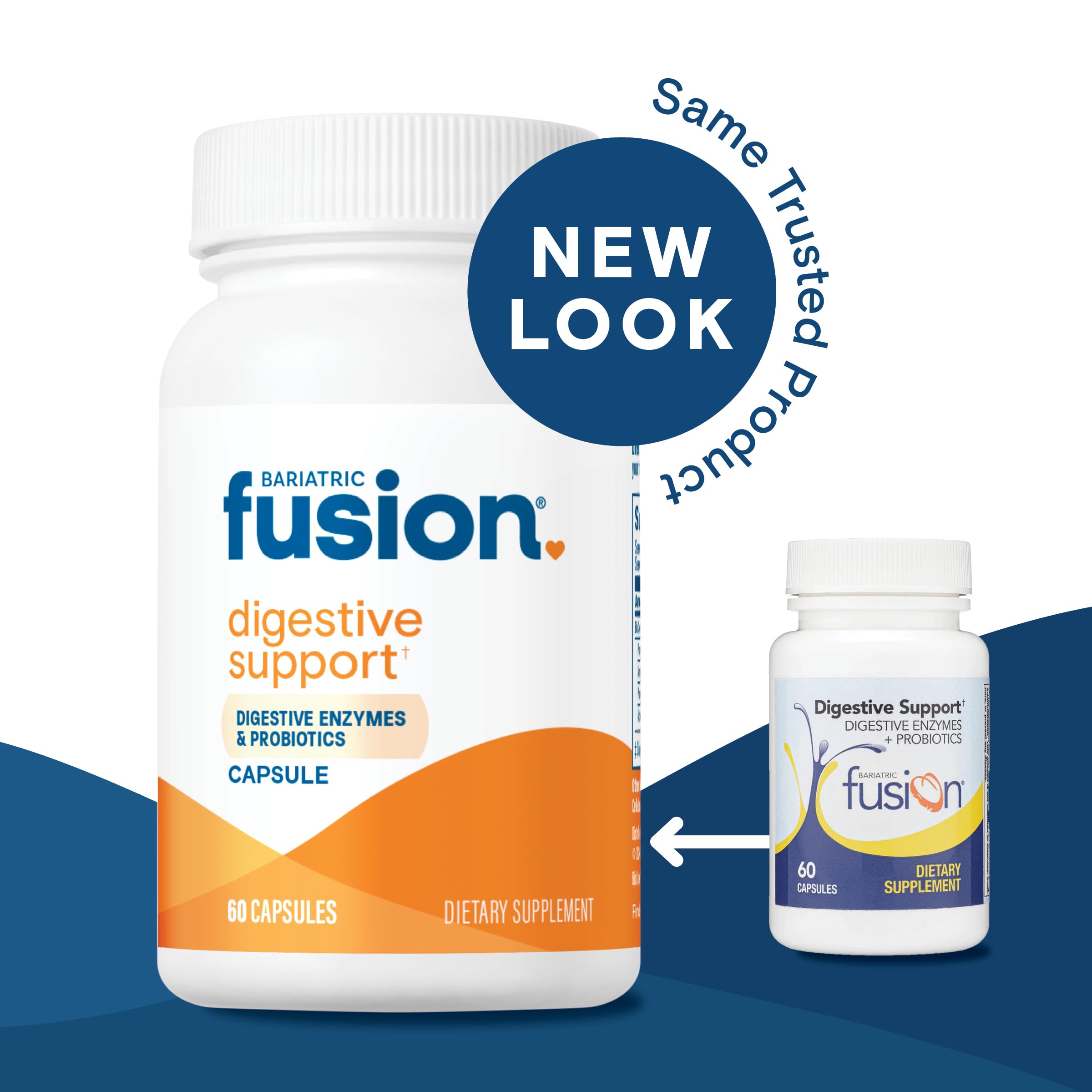 Bariatric Fusion Multi-Enzymes capsules with water