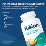 Bariatric Fusion multivitamin bottle side view