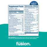 Bariatric Fusion multivitamin tablets on a wooden surface