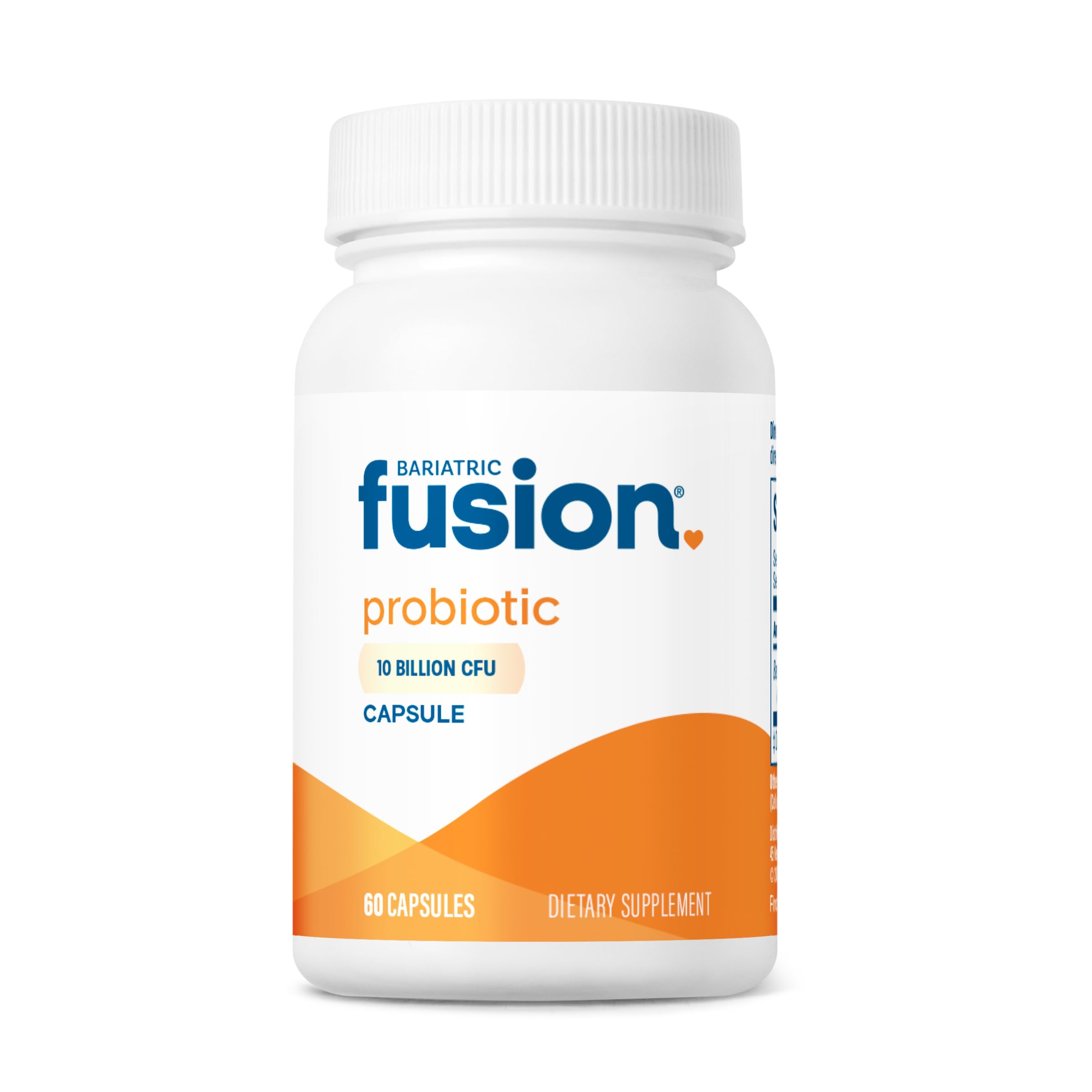 Bariatric Fusion Probiotics Capsules 60 Count front view