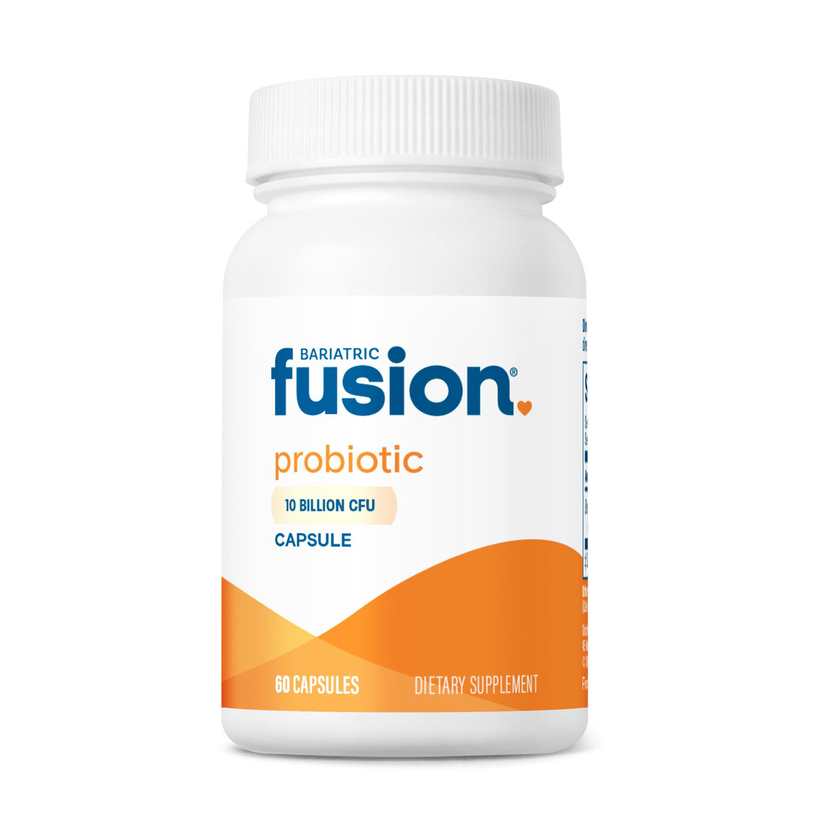 Bariatric Fusion Probiotics Capsules 60 Count front view