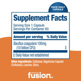 Bariatric Fusion Probiotics Capsules with measuring spoon