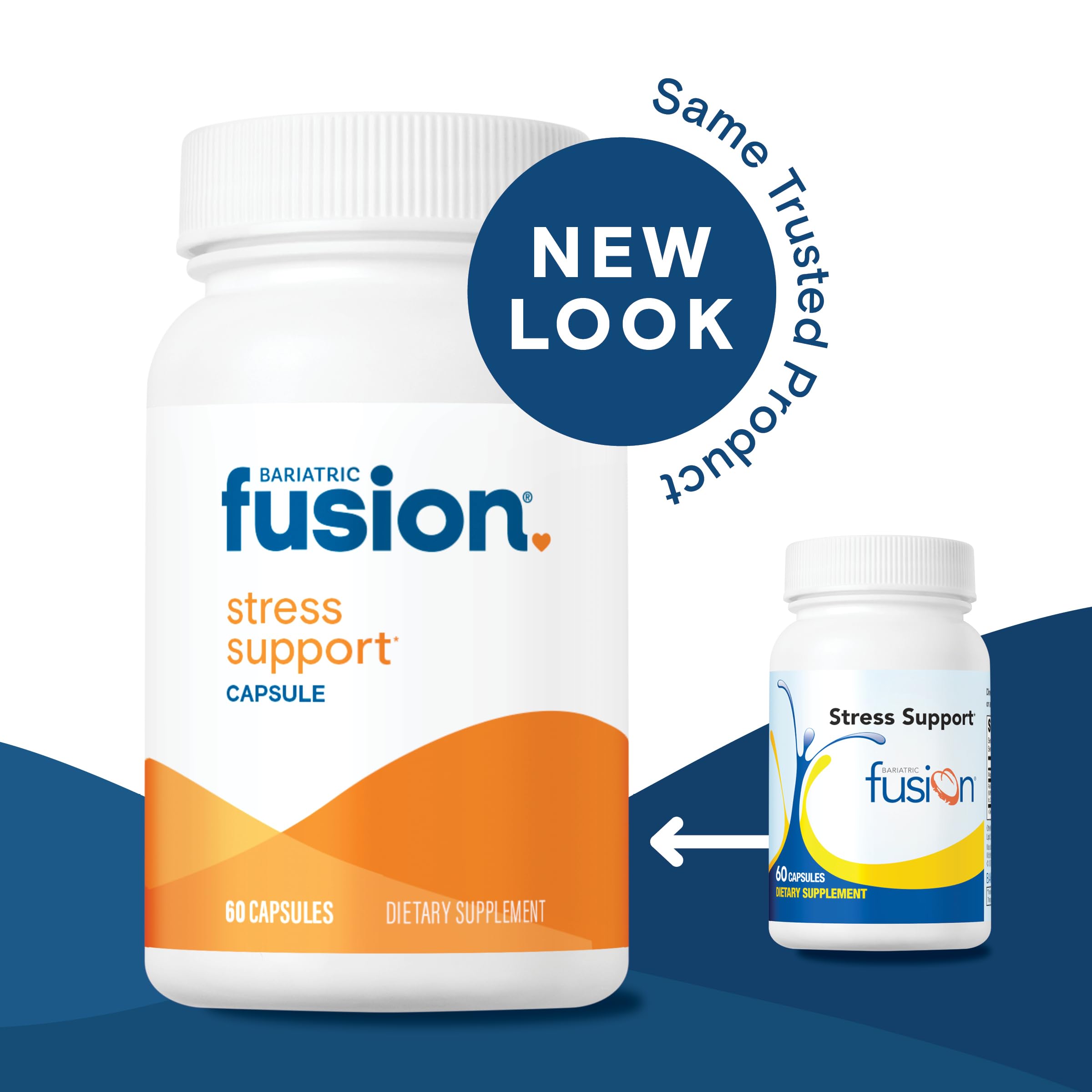Bariatric Fusion Stress Support 60 Capsules close-up of capsules