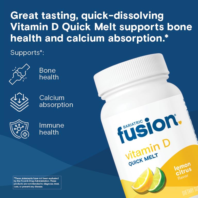 Bariatric Fusion Vitamin D3 Chewable Tablets 5000 IU side view