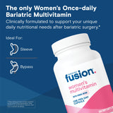 Bariatric Fusion Women's Multivitamin 30 capsules side view