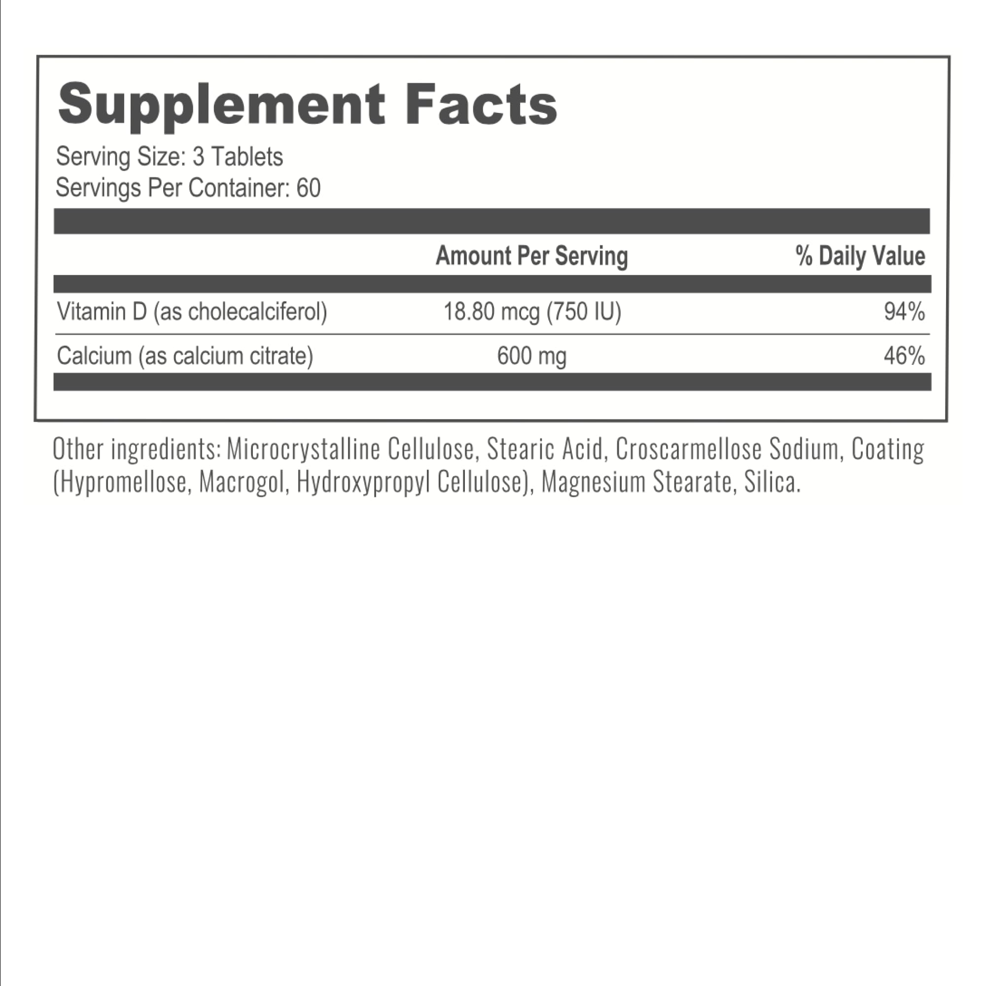 BariatricPal Calcium Citrate 600mg bottle in a kitchen setting
