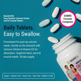 BariatricPal Calcium Citrate 600mg side view showing tablet size