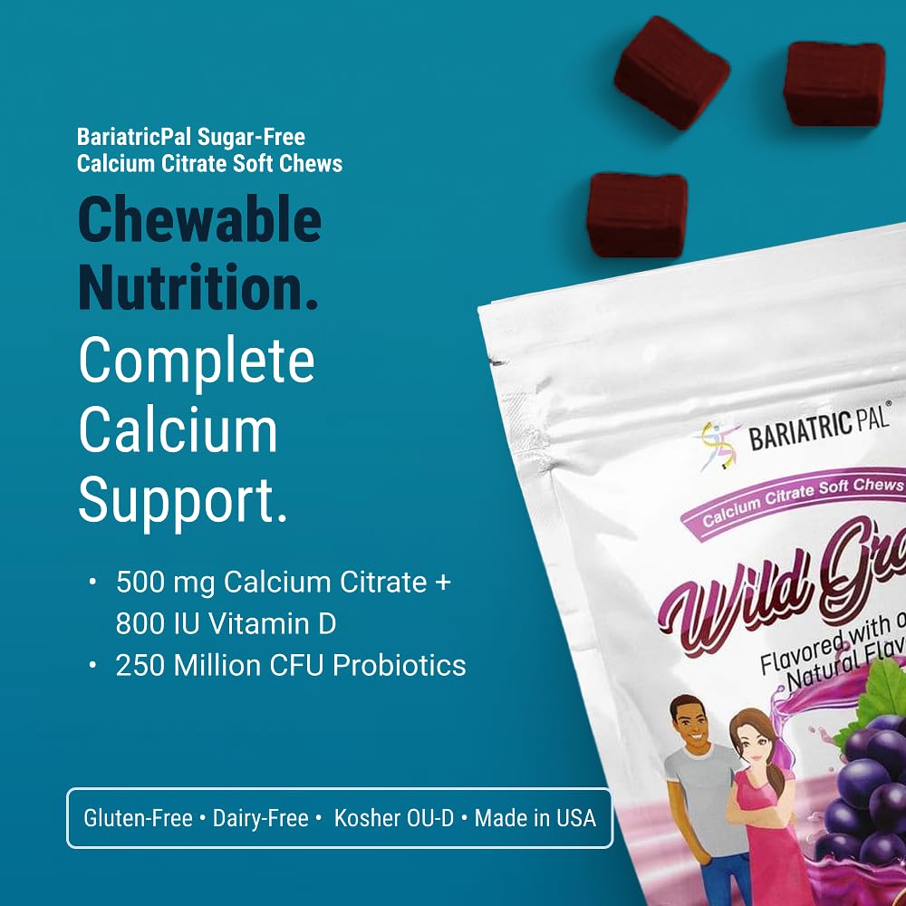 BariatricPal Calcium Citrate Soft Chews close-up of chews