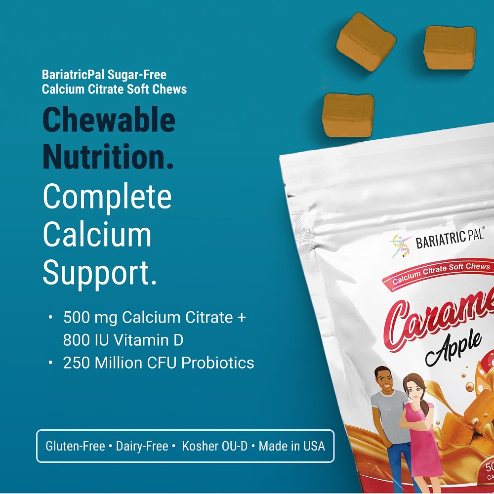 BariatricPal Calcium Citrate Soft Chews showing individual chews