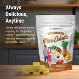 BariatricPal Calcium Citrate Soft Chews with a glass of water