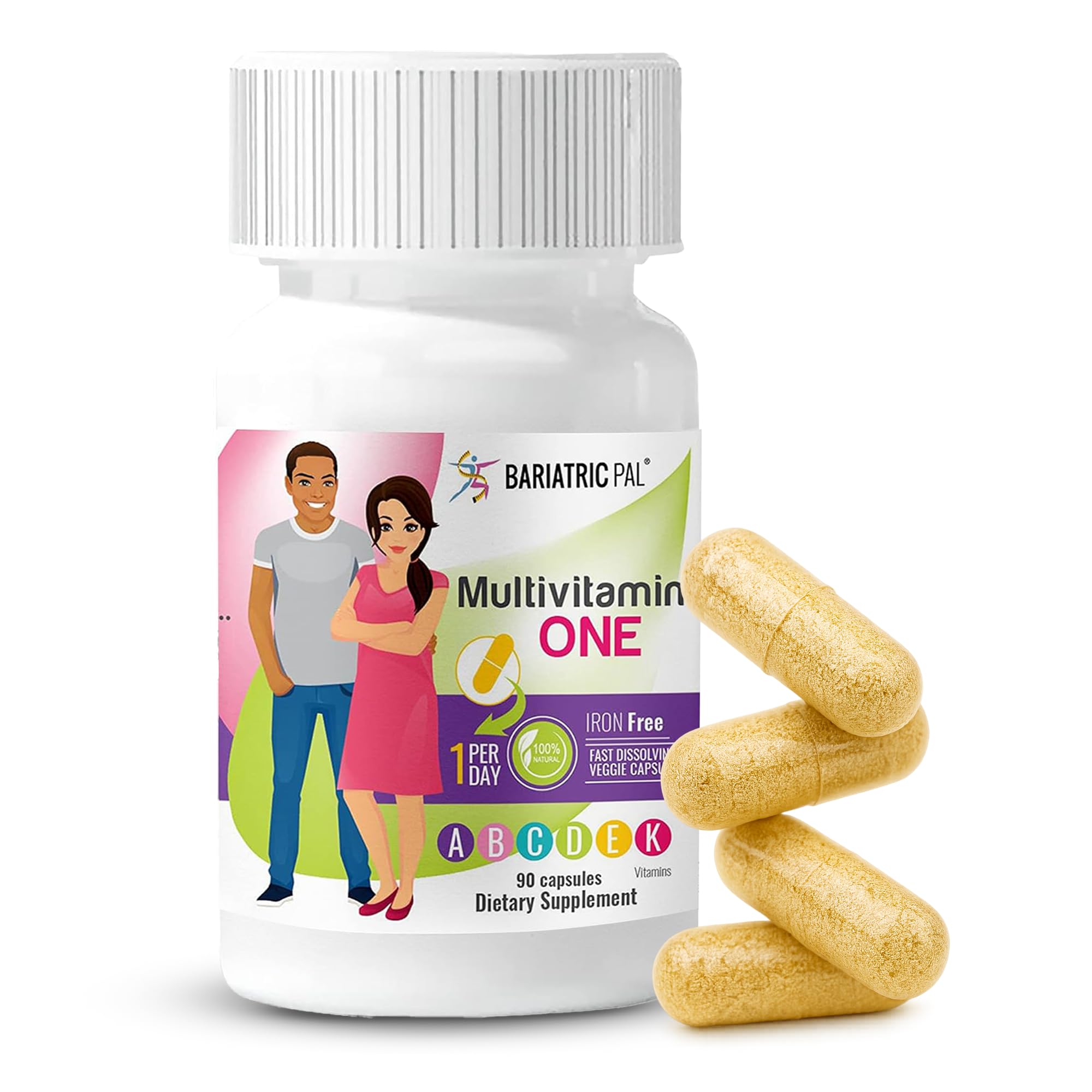 BariatricPal Multivitamin capsule front view